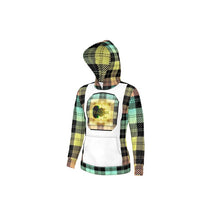 Load image into Gallery viewer, Picture Plaided 01-01 Ladies Designer Pullover Hoodie
