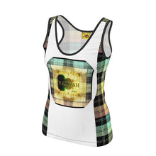 Load image into Gallery viewer, Picture Plaided 01-01 Ladies Designer Scoop Neck Tank Top
