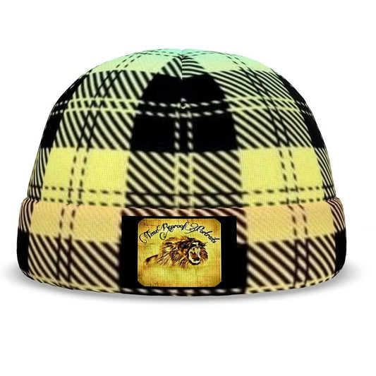 Picture Plaided 01-01 Ladies Designer Beanie Hat
