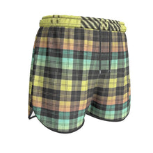 Load image into Gallery viewer, Picture Plaided 01-01 Ladies Designer Running Shorts
