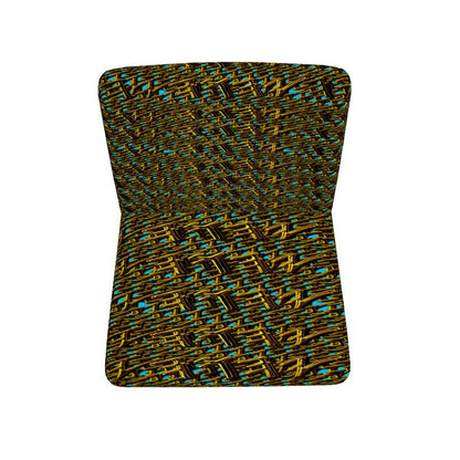 Camo Yahuah 01-01 Blue Designer Occasional Slipper Chair