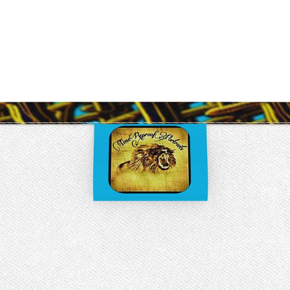 Camo Yahuah 01-01 Blue Designer Folding Stool