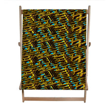 Carica l&#39;immagine nel visualizzatore di Gallery, Camo Yahuah 01-01 Blue Designer Deckchair Sling (Single/Double Size)
