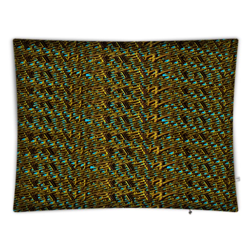 Camo Yahuah 01-01 Blue Designer Giant Floor Cushion