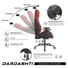Charger l&#39;image dans la galerie, Dardashti Office/Gaming Chair (Red)

