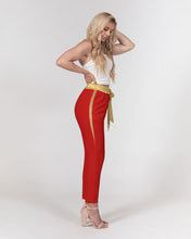 Load image into Gallery viewer, Yahuah-Tree of Life 01 Elected Ladies Designer Belted Tapered Pants
