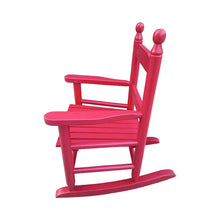 Load image into Gallery viewer, Durable Indoor or Outdoor Red Rocking Chair (Suitable for Children)
