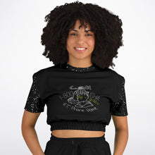 Load image into Gallery viewer, Call Heaven Designer Fashion Cropped Short Sleeve Sweatshirt
