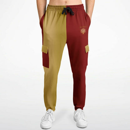 Yahuah-Tree of Life 01 Election Designer Fashion Triblend Fleece Lined Cargo Unisex Joggers