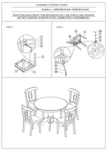 Carica l&#39;immagine nel visualizzatore di Gallery, Classic Design Round Dining Room Table Set
