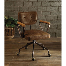 Carica l&#39;immagine nel visualizzatore di Gallery, ACME Hallie Office Chair in Vintage Whiskey Top Grain Leather
