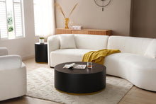 Charger l&#39;image dans la galerie, Black Round Coffee Table Fully Assembled (Large Size)
