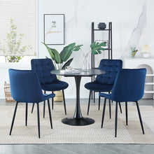 Carica l&#39;immagine nel visualizzatore di Gallery, Modern Style Dining Chairs, 2 pieces (Blue)
