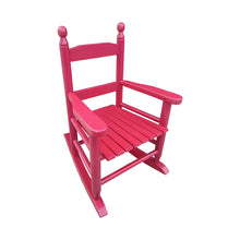 Load image into Gallery viewer, Durable Indoor or Outdoor Red Rocking Chair (Suitable for Children)
