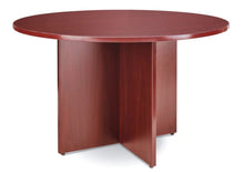 Load image into Gallery viewer, Mahogany Conference Table - 48 inch diameter
