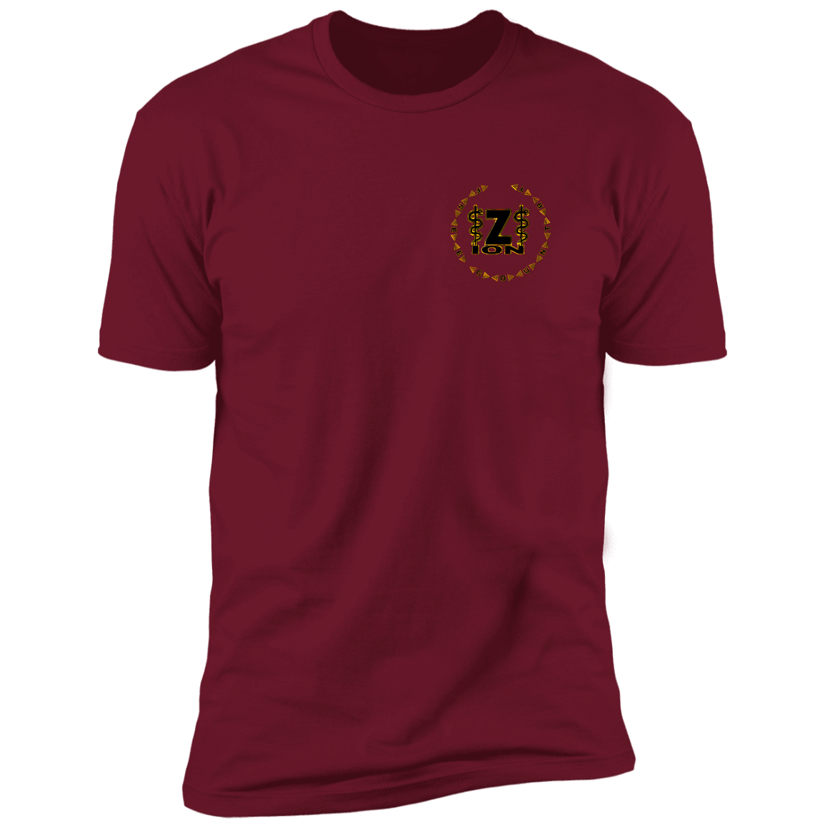 Zion - United States - Free Country Men's Designer Premium Cotton T-shirt (5 Colors)