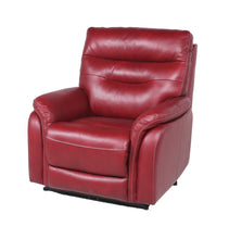 Charger l&#39;image dans la galerie, Contemporary Style, Top-Grain Leather Motion Recliner Control Panel, USB Charging, Home Button, Wine or Coffee Color
