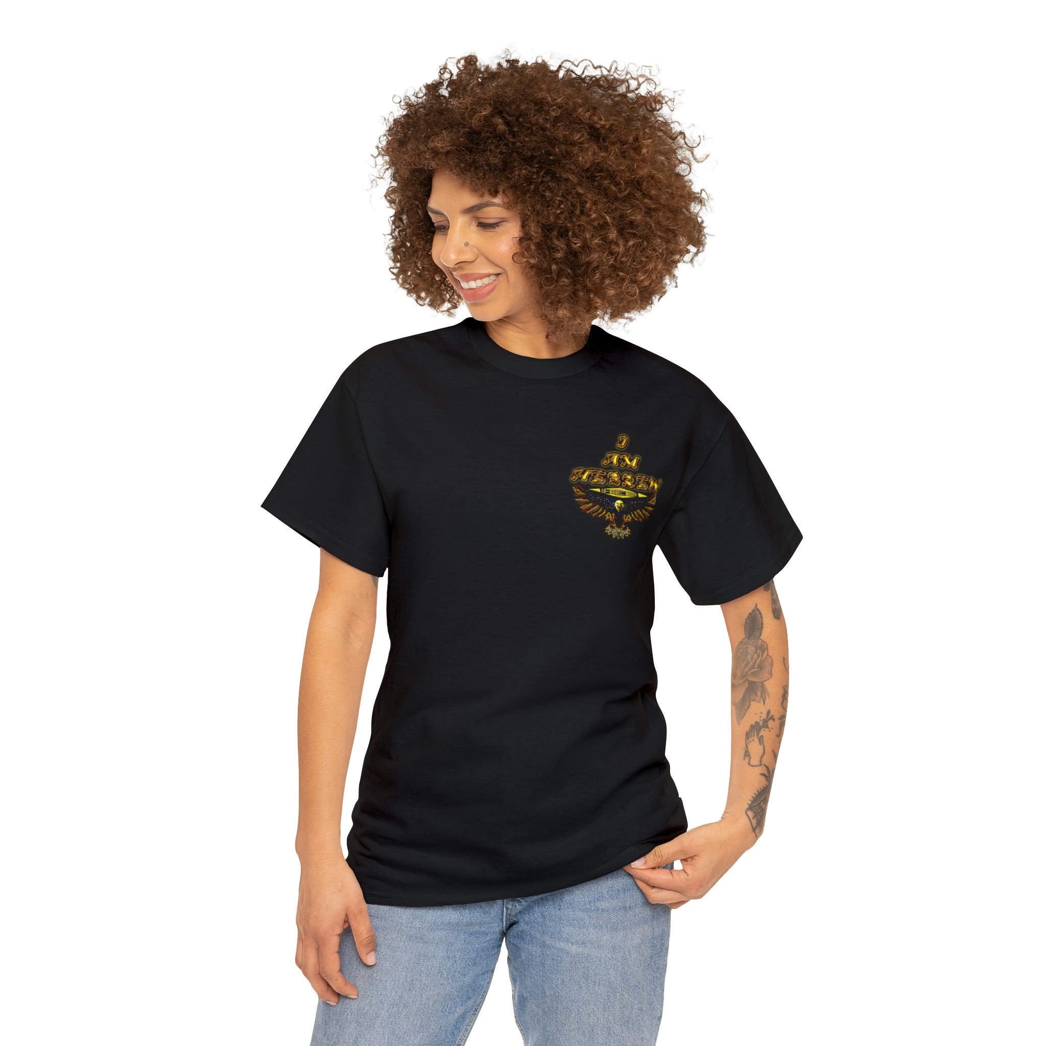 SOY HEBREO 02 Camiseta unisex de algodón pesado de diseñador (9 colores) 