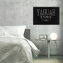 Cargar imagen en el visor de la galería, Yahuah-Name Above All Names 01-01 Lienzo horizontal sin marco de 1,4 pies (alto) x 2 pies (ancho) 
